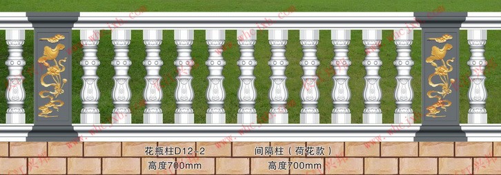 如意現(xiàn)澆花瓶柱