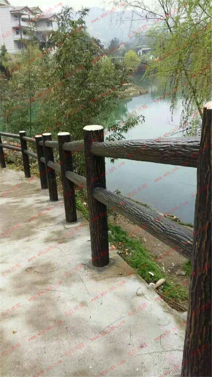 仿樹皮圍欄模具