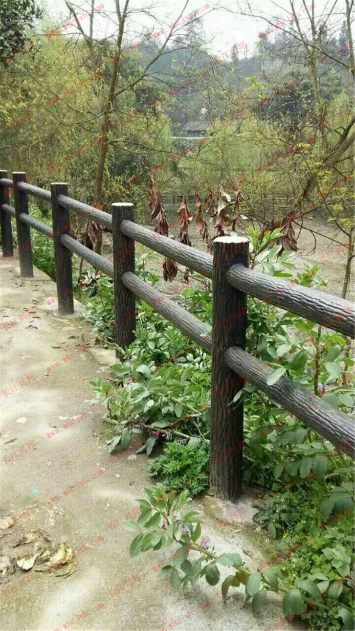 仿樹皮圍欄模具